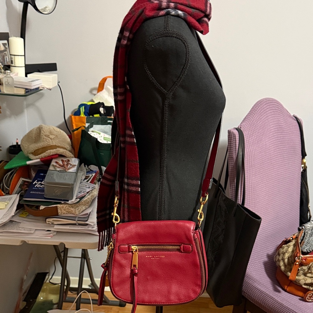 Authentic Marc Jacobs Red Crossbody Bag